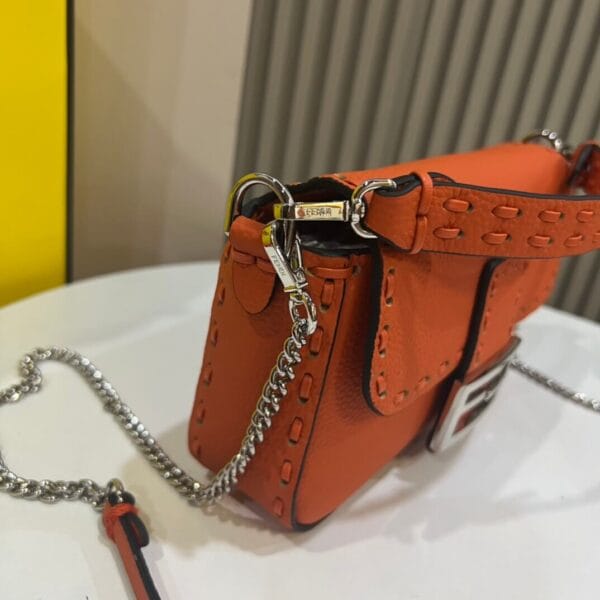 Fendi Mini Baguette Khaki - Image 3