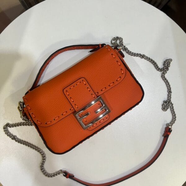 Fendi Mini Baguette Khaki - Image 5
