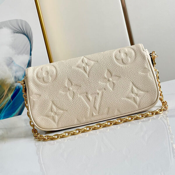 LV Wallet On Chain Ivy Beige - Image 4