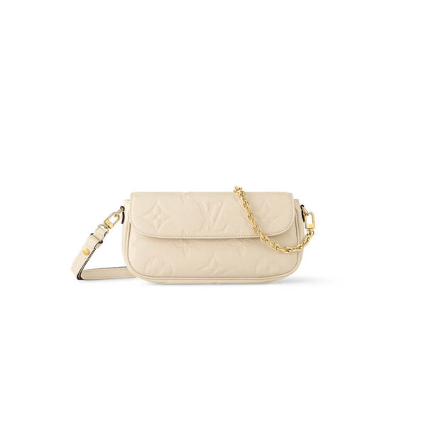 LV Wallet On Chain Ivy Beige