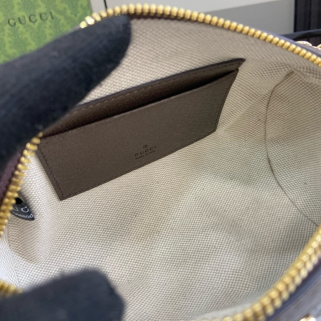 GG OPHIDIA MINI SHOULDER BAG Beige - Image 9