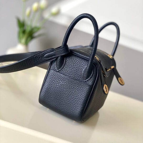 Hermes Lindy Mini Bag black - Image 3