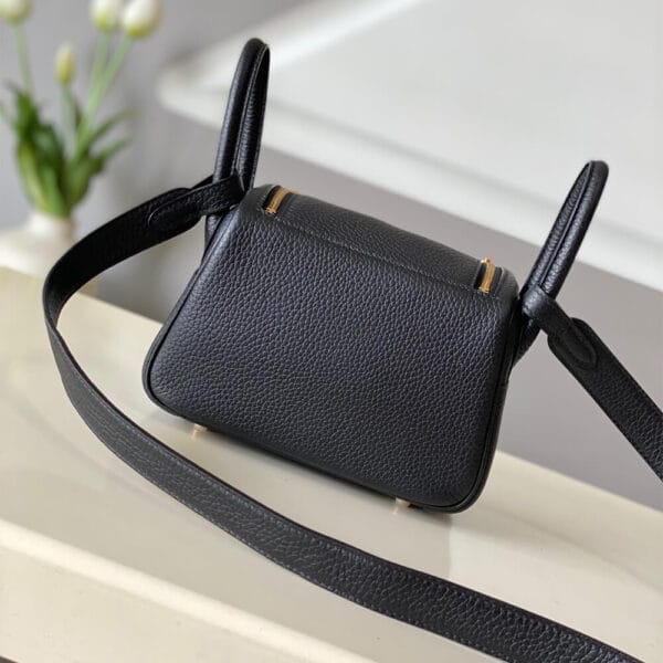 Hermes Lindy Mini Bag black - Image 4