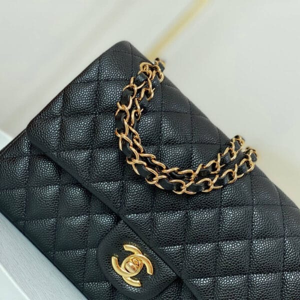 Chanel Classic handbag medium “High-end grade” black - Image 7