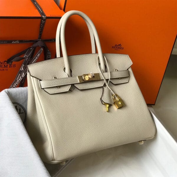 HERMES BIRKIN BAG 30 Beige - Image 3