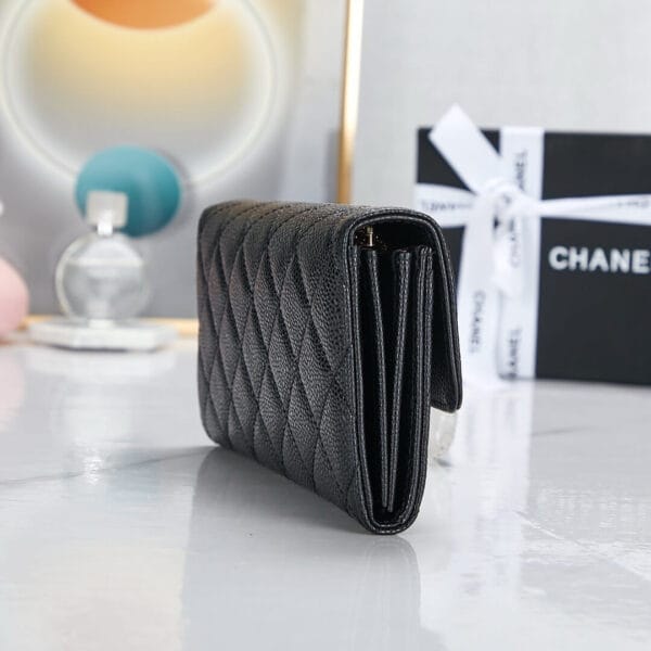 Chanel classic long wallet black - Image 3