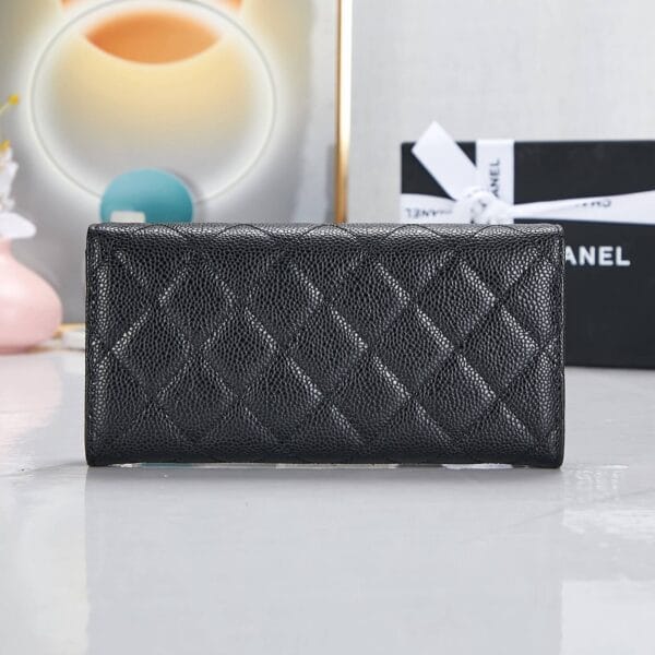 Chanel classic long wallet black - Image 4