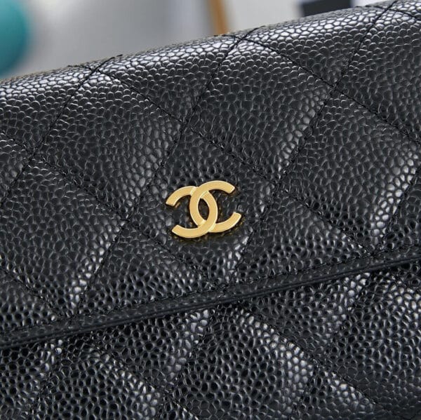 Chanel classic long wallet black - Image 6