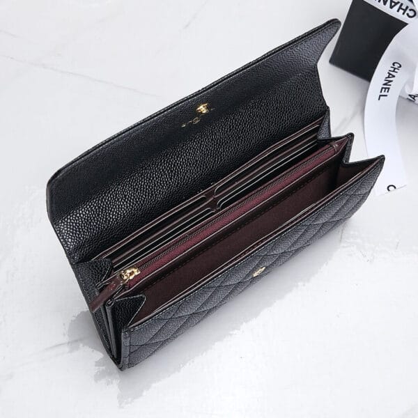 Chanel classic long wallet black - Image 8