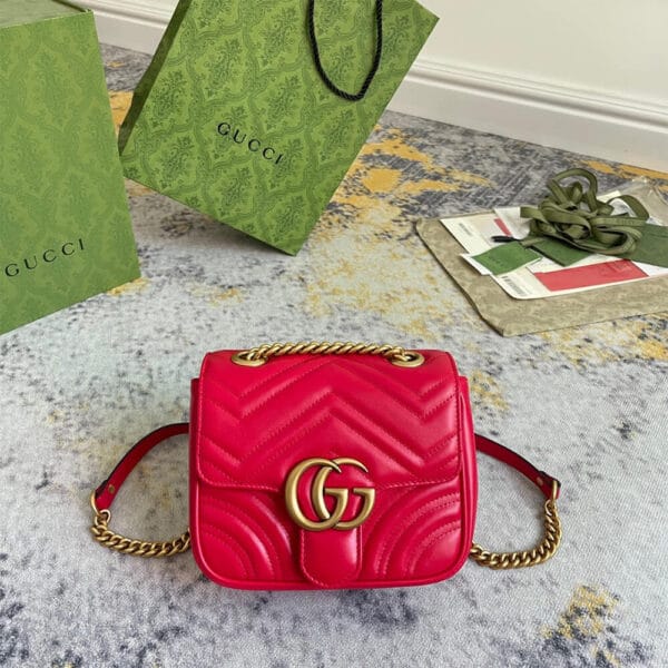 GG MARMONT mini shoulder bag Khaki - Image 2