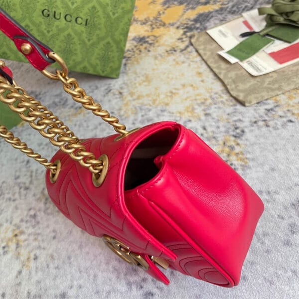 GG MARMONT mini shoulder bag Khaki - Image 3