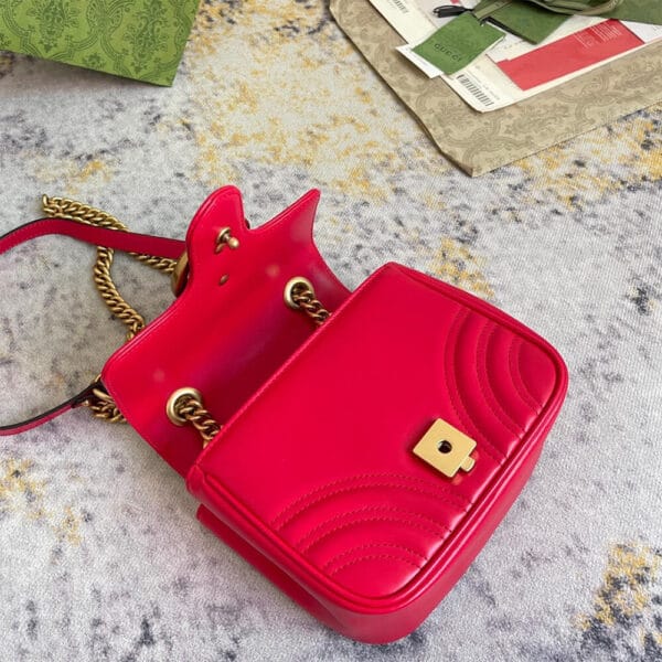 GG MARMONT mini shoulder bag Khaki - Image 7