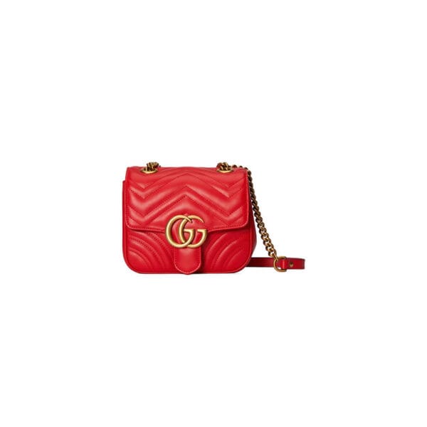 GG MARMONT mini shoulder bag Khaki