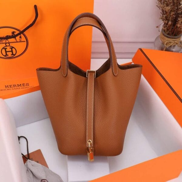 Hermes Picotin Lock 22 bag Khaki - Image 2
