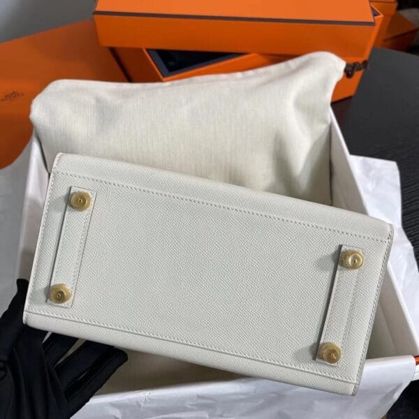 Hermès Birkin 25 Sellier(High-end Grade) White - Image 5