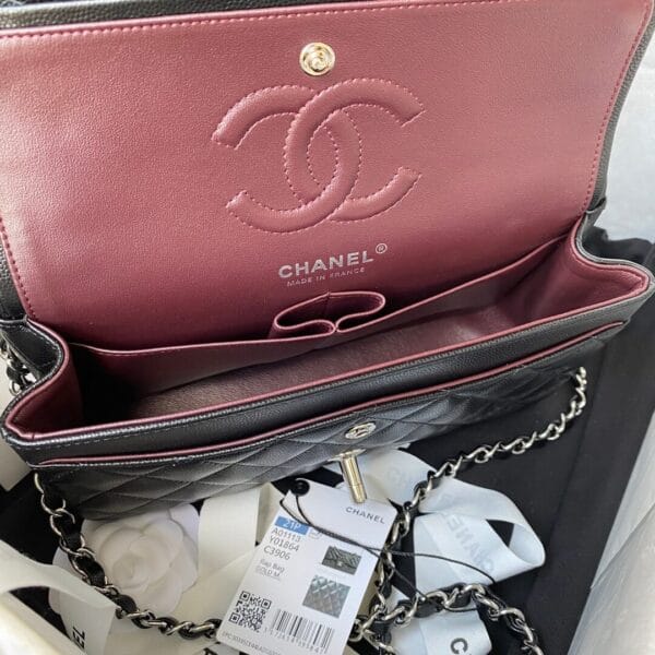 CHANEL SMALL CLASSIC HANDBAG black - Image 8