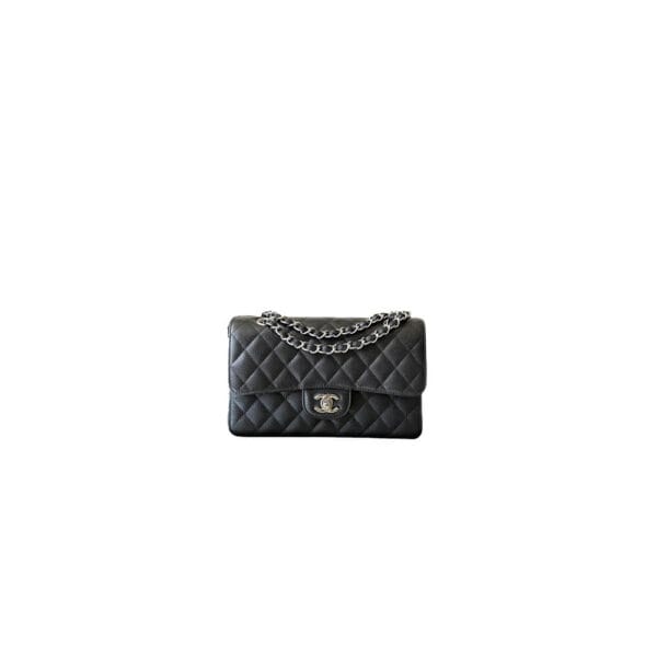 CHANEL SMALL CLASSIC HANDBAG black