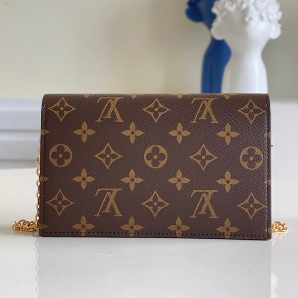 Louis Vuitton FLORE CHAIN WALLET dark brown - Image 3