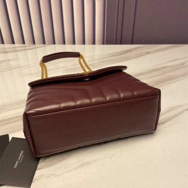 YSL LOULOU SMALL CHAIN BAG Red - Image 6