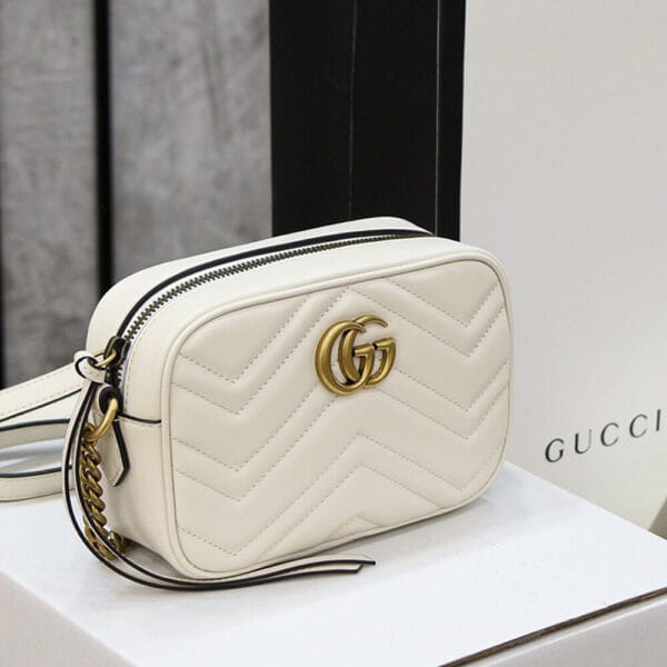 GG Marmont matelasse mini bag Beige - Image 3