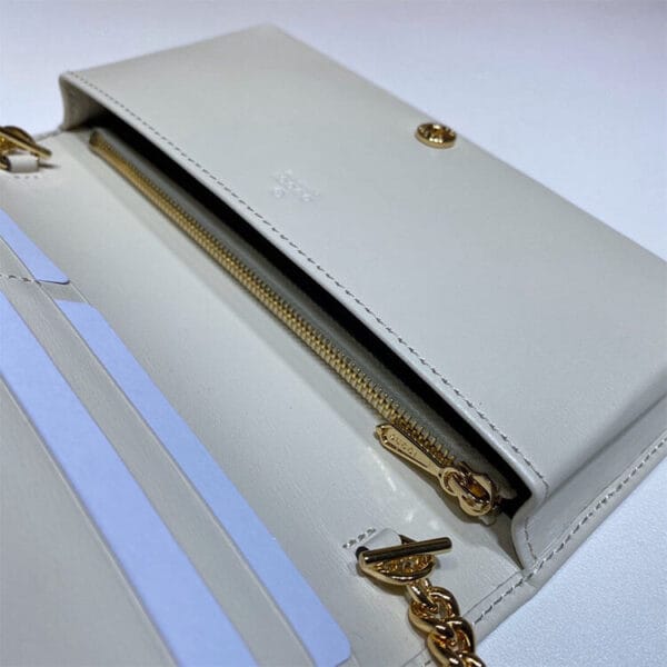 Gucci Horsebit 1955 Wallet With Chain Beige - Image 4