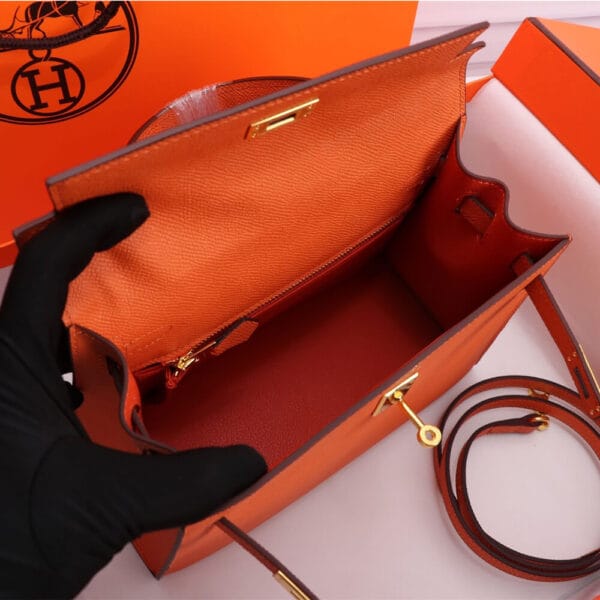 Hermes Kelly 25 Khaki - Image 8