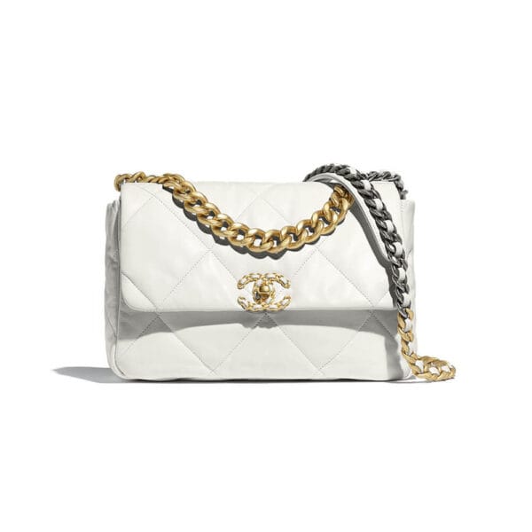 CHANEL 19 HANDBAG Beige