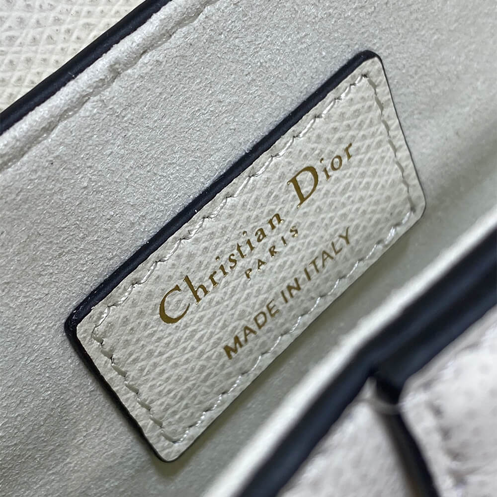 Dior Mini Saddle Bag with Strap Beige - Image 7