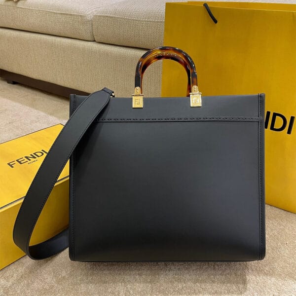 FENDI SUNSHINE Medium Tote Bag black - Image 3
