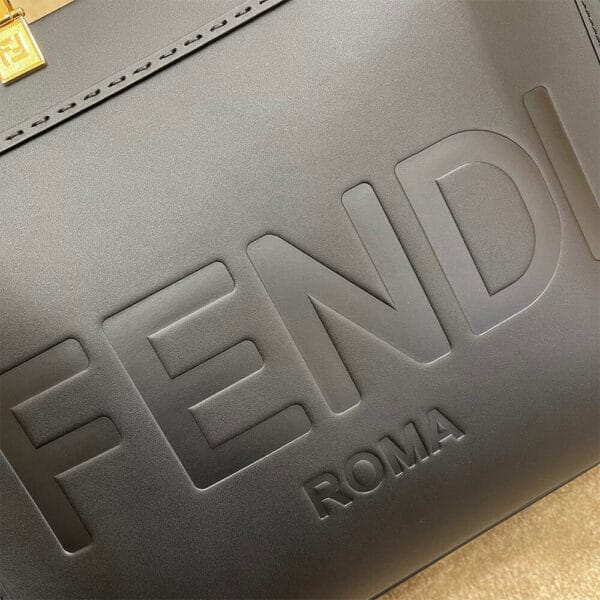 FENDI SUNSHINE Medium Tote Bag black - Image 5