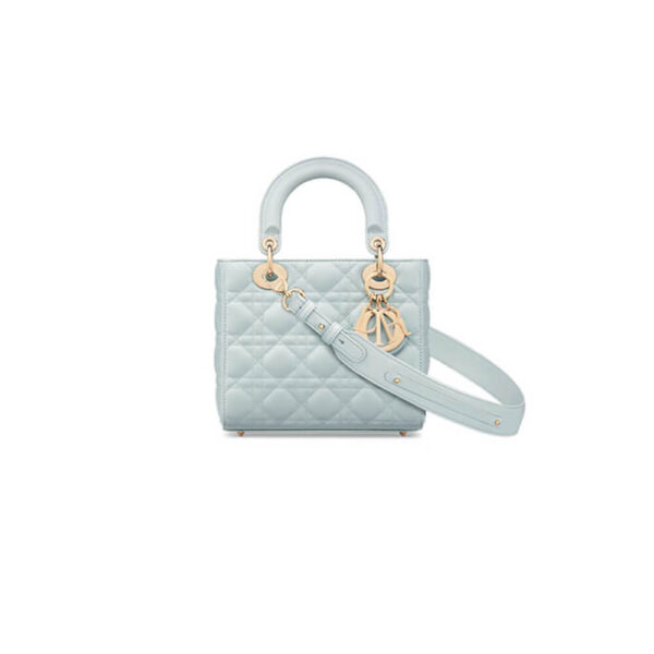 Small Lady Dior My ABCDior Bag Lake Blue