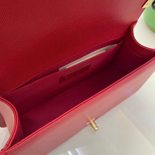 BOY CHANEL Handbag(high-end grade) Red - Image 8