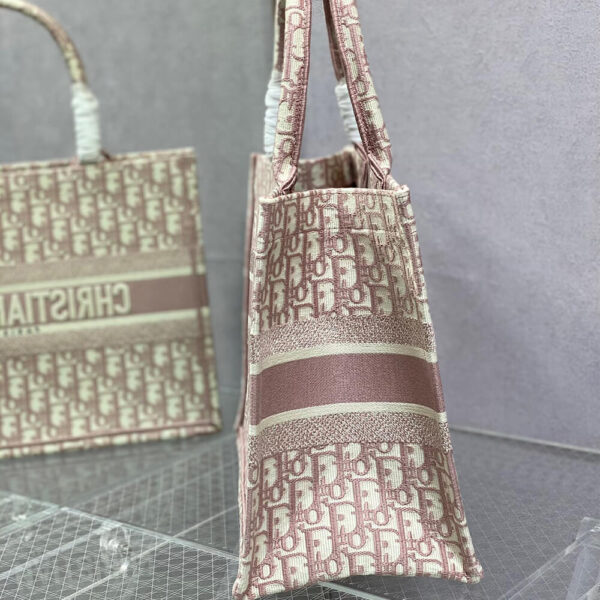 SMALL DIOR BOOK TOTE White - Image 3
