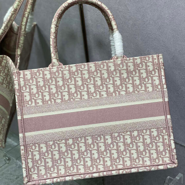 SMALL DIOR BOOK TOTE White - Image 4