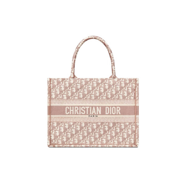 SMALL DIOR BOOK TOTE White