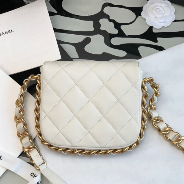 MINI FLAP BAG White - Image 4