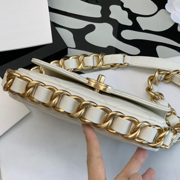 MINI FLAP BAG White - Image 6