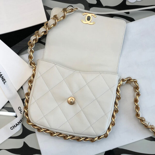 MINI FLAP BAG White - Image 7