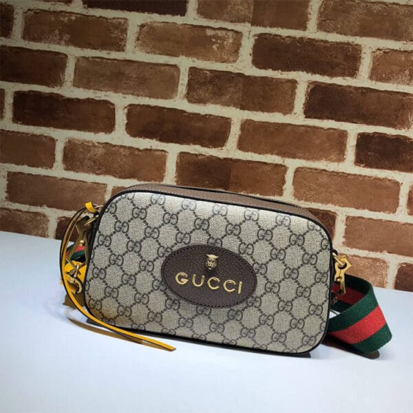 Gucci Neo Vintage GG Supreme Messenger Bag Beige - Image 2