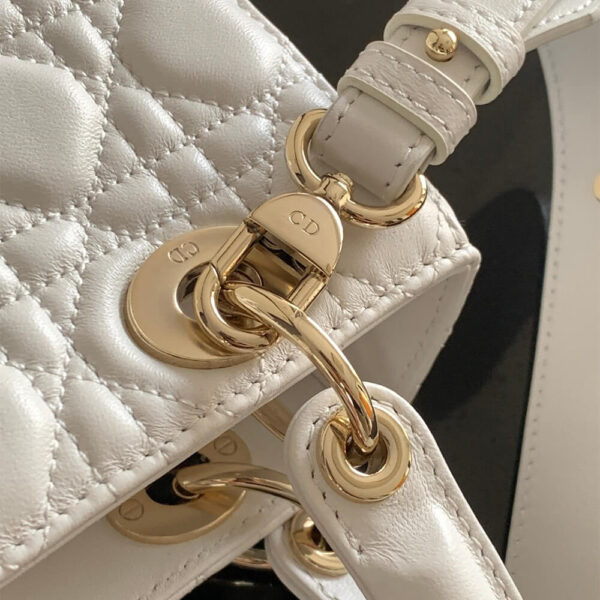 Small Lady Dior My ABCDior Bag Beige - Image 6