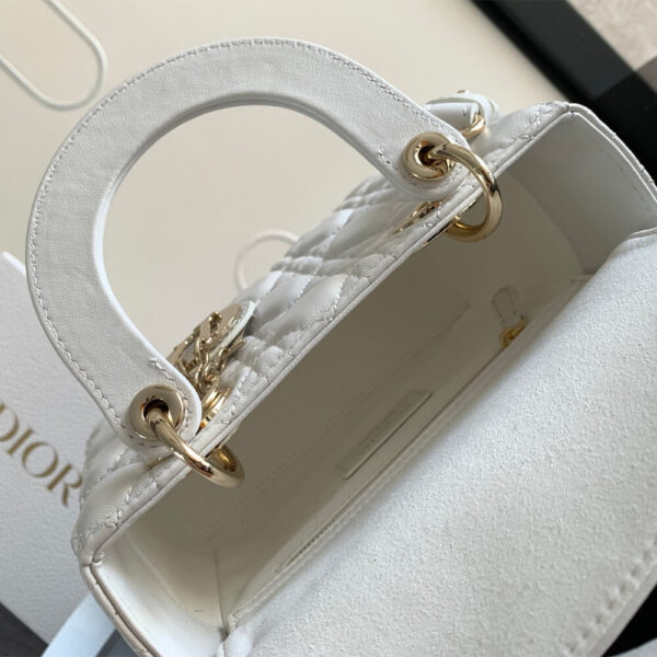 Small Lady Dior My ABCDior Bag Beige - Image 8