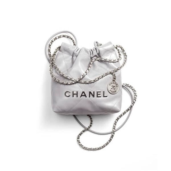 CHANEL 22 MINI HANDBAG Lake Blue