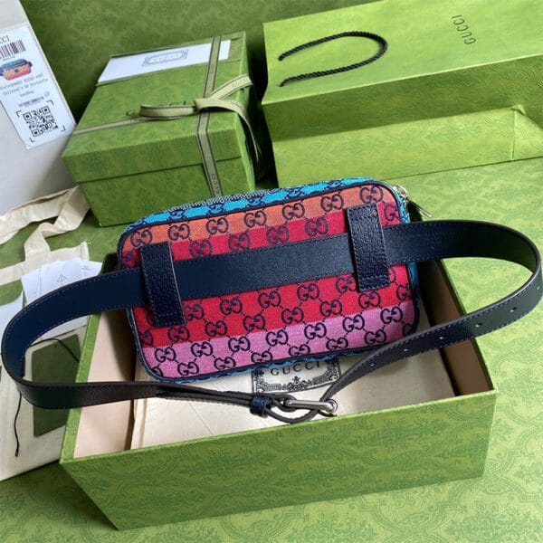 GG Multicolour belt bag Dark Olive - Image 3