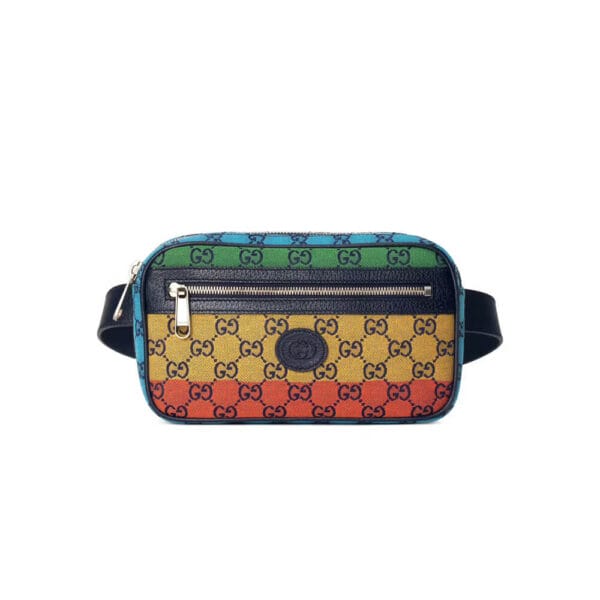 GG Multicolour belt bag Dark Olive