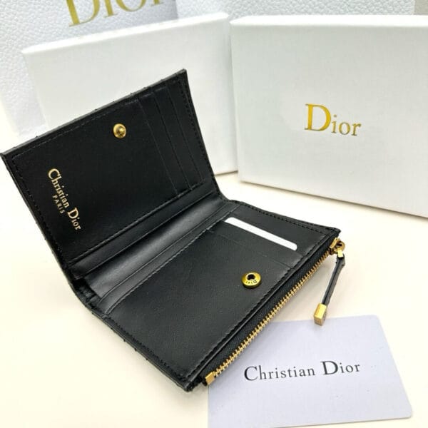 Dior Caro Dahlia Wallet black - Image 7