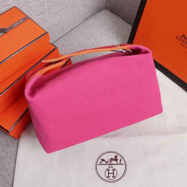 Hermes toiletery bag Red - Image 3