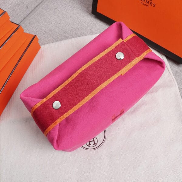 Hermes toiletery bag Red - Image 4