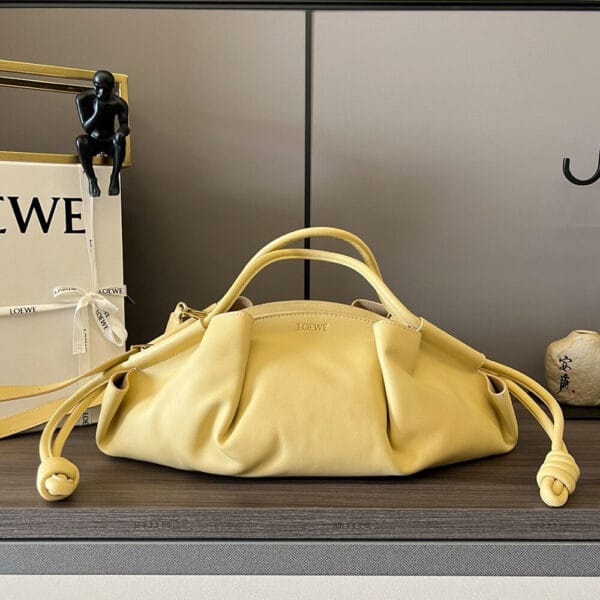Loewe Small Paseo bag in shiny nappa calfskin(high-end grade) Lake Blue - Image 2