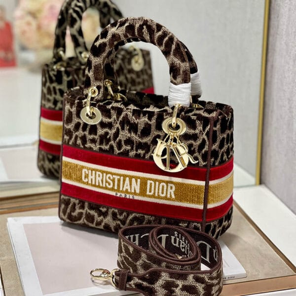 DIOR MEDIUM LADY D-LITE BAG black - Image 3