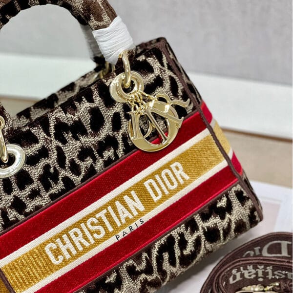 DIOR MEDIUM LADY D-LITE BAG black - Image 6